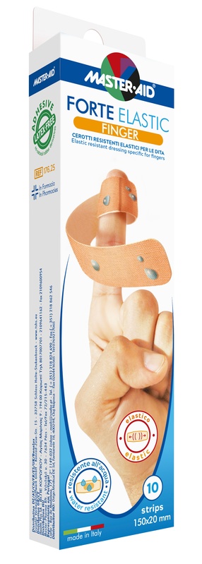 CEROTTO MASTER-AID ELASTIC FINGER 10 PEZZI - Farmafamily.it