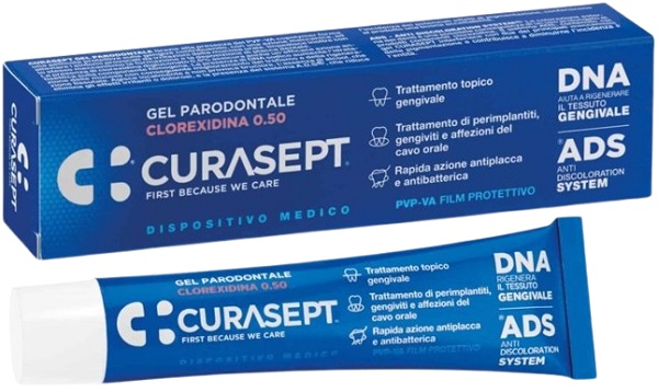 CURASEPT GEL PARODONTALE 0,5% 30 ML ADS + DNA - Farmafamily.it