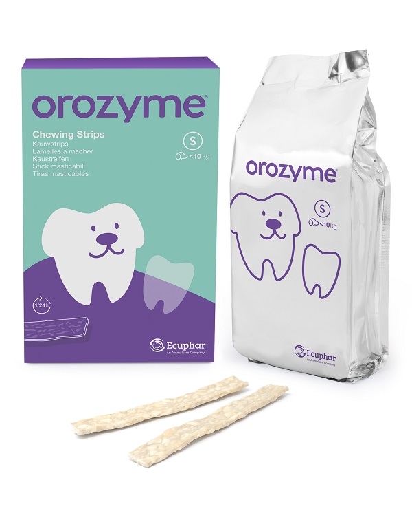 OROZYME CANINE STRISCE ENZIMATICHE MASTICABILI PER CANI DI TAGLIA PICCOLA - Farmafamily.it