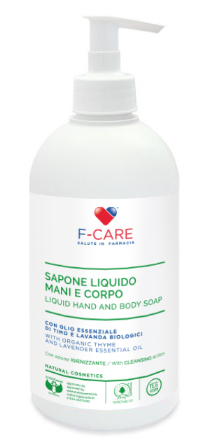 F CARE SAPONE LIQUIDO BIO IGIENIZZANTE 500 ML - Farmafamily.it