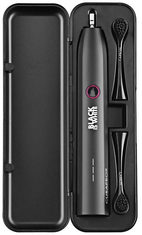 CURAPROX HYDROSONIC BLACK IS WHITE SPAZZOLINO SONICO - Farmafamily.it