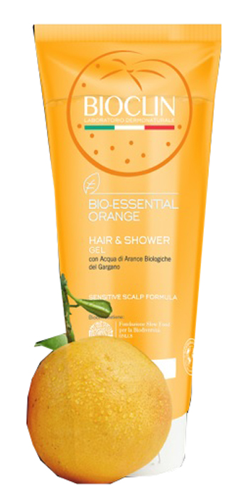 BIOCLIN BIO ESSENTIAL ORANGE HAIR & SHAMPOO 200 ML - Farmafamily.it