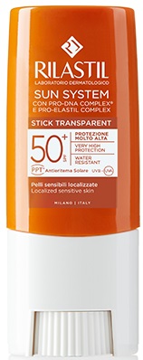 RILASTIL SUN SYSTEM PHOTO PROTECTION TERAPY SPF 50+ STICK TRASPARENTE 8,5 ML - Farmafamily.it