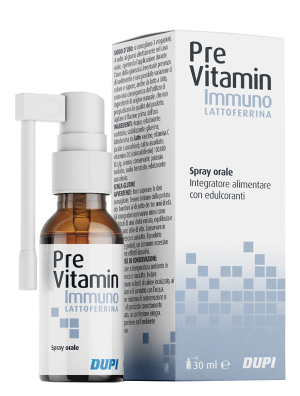 PREVITAMIN IMMUNO LATTOFERRINA 30 ML - Farmafamily.it