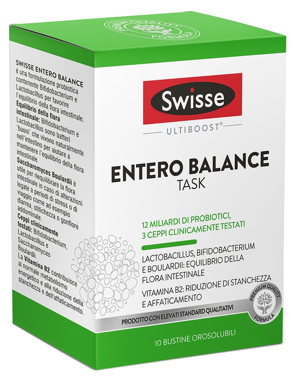 SWISSE ENTERO BALANCE VIAGGIO 10 BUSTINE - Farmafamily.it
