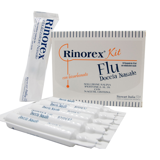 RINOREX FLU DOCCIA KIT - Farmafamily.it