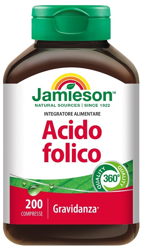 ACIDO FOLICO JAMIESON 200 COMPRESSE - Farmafamily.it