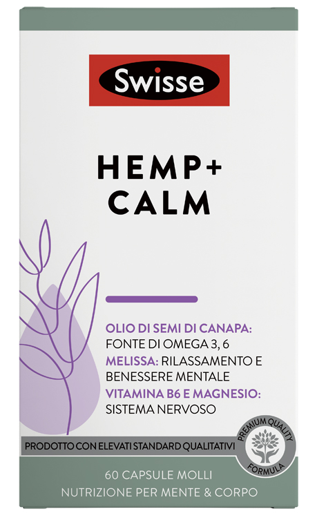 SWISSE HEMP+ CALM 60 CAPSULE - Farmafamily.it