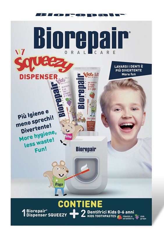 BIOREPAIR SQUEEZE DISPENSER + 2 KIDS 50 ML - Farmafamily.it
