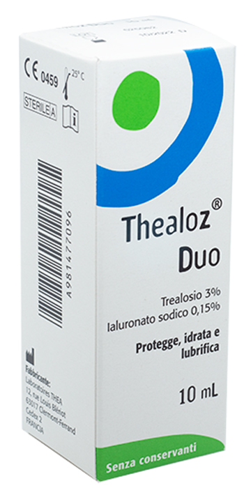 SOLUZIONE OCULARE THEALOZ DUO 10 ML - Farmafamily.it