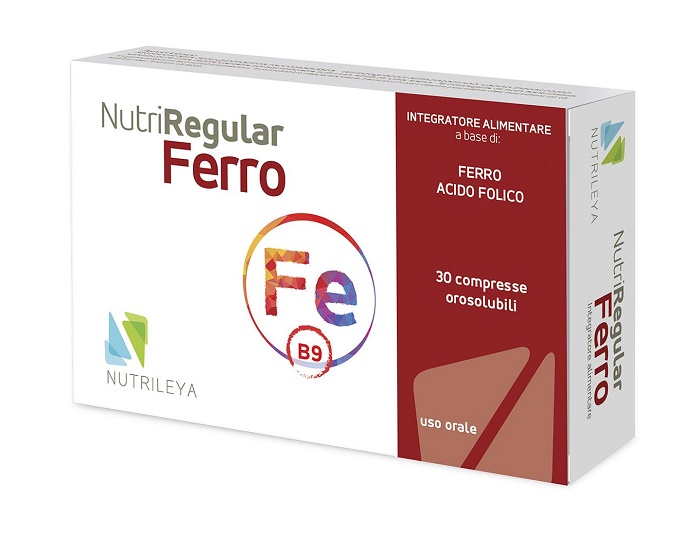 NUTRIREGULAR FERRO 30 COMPRESSE OROSOLUBILI - Farmafamily.it