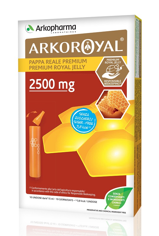 ARKOROYAL PAPPA REALE 2500 MG SENZA ZUCCHERO 10 FIALE - Farmafamily.it
