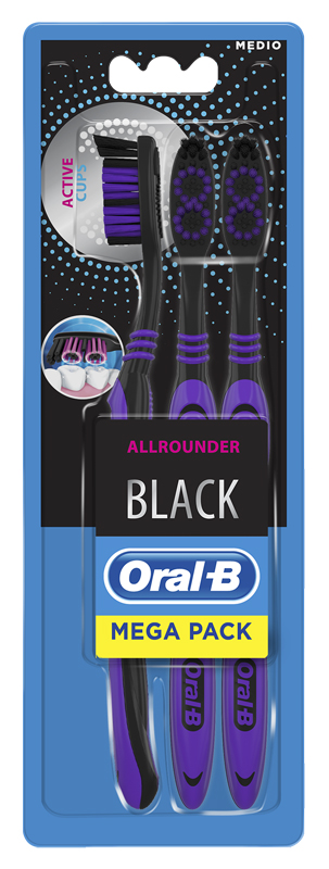 ORALB SPAZZOLINO MANUALE ROBIN HOOD BLACK 40M - Farmafamily.it