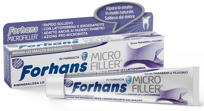 FORHANS DENTIFRICIO MICROFILLER PROTEZIONE SMALTO 75 ML - Farmafamily.it