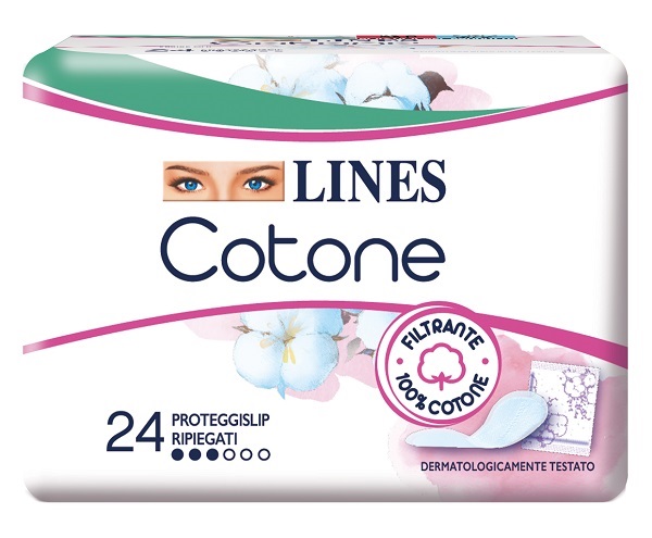 LINES COTONE BIO SALVASLIP RIPIEGATI 24 PEZZI - Farmafamily.it
