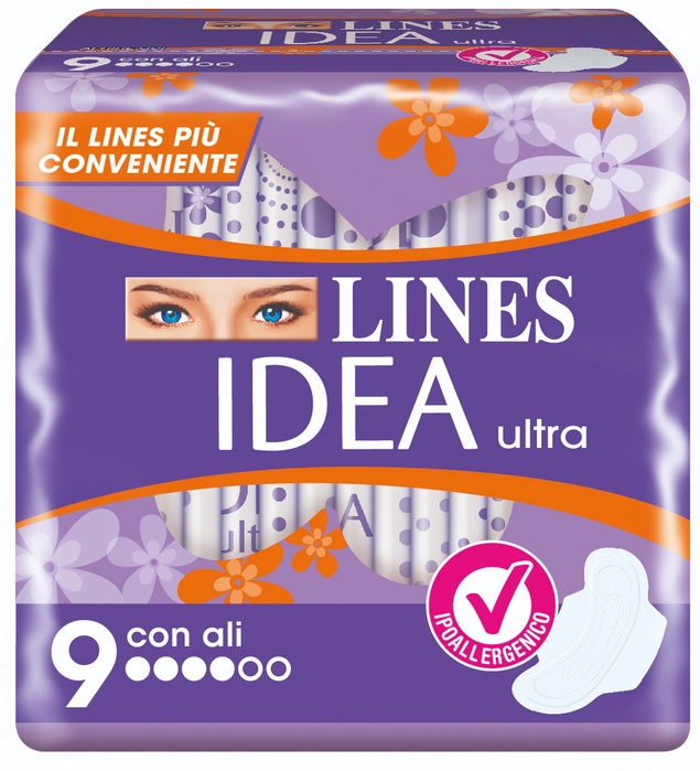 LINES IDEA ULTRA GIORNO ALI 9 PEZZI - Farmafamily.it