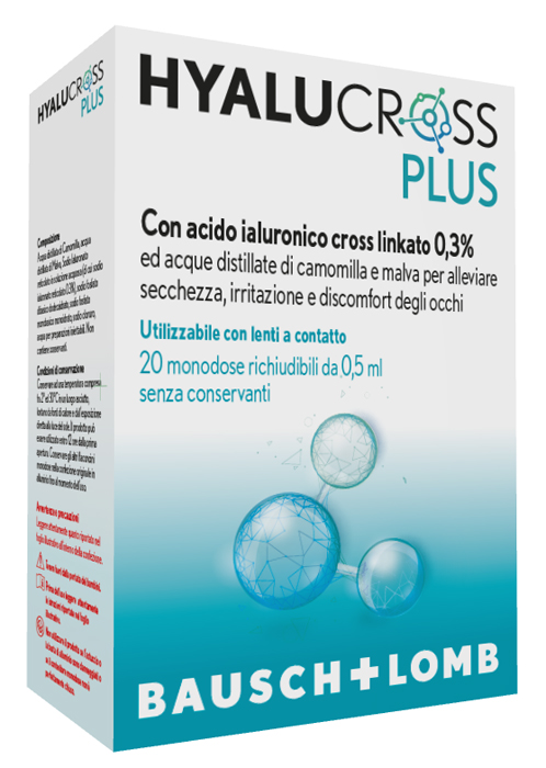 HYALUCROSS PLUS 20 FLACONCINI MONODOSE DA 0,5 ML - Farmafamily.it