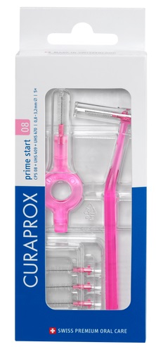 CURAPROX CPS 08 SCOVOLINO PRIME START 08 PINK 5 PEZZI - Farmafamily.it