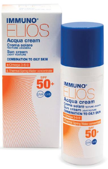 IMMUNO ELIOS ACQUA CREAM SPF50+ OILY SKIN 40 ML - Farmafamily.it