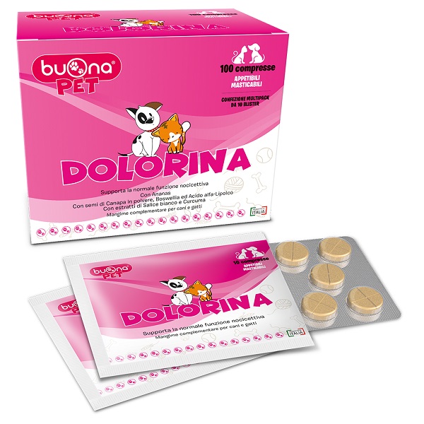 DOLORINA 100 COMPRESSE MASTICABILI - Farmafamily.it
