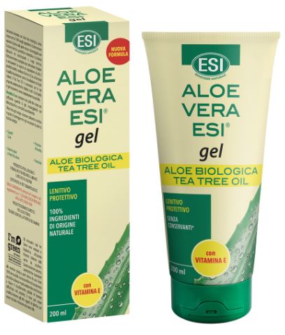 ESI ALOE VERA GEL VITAMINA E + TEA TREE 200 ML - Farmafamily.it