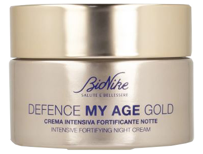 DEFENCE MY AGE GOLD CREMA INTENSIVA FORTIFICANTE NOTTE 50 ML - Farmafamily.it