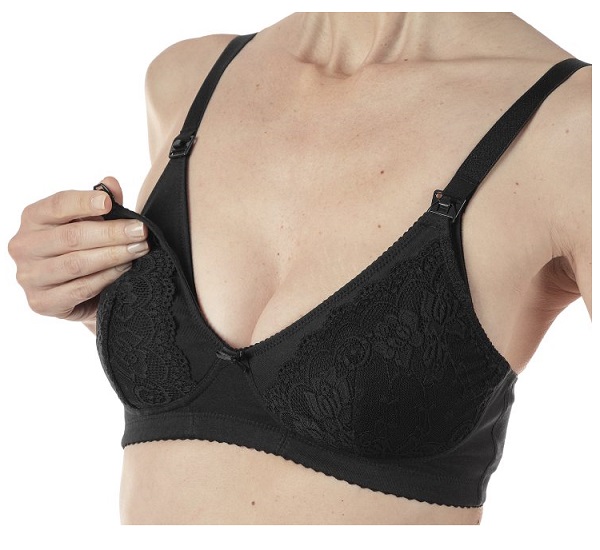 MAMMY REGGISENO COTONE ALLATTAMENTO BLACK 3D - Farmafamily.it