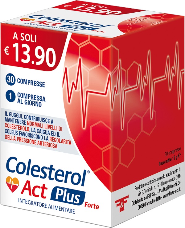 COLESTEROL ACT PLUS FORTE 30 COMPRESSE - Farmafamily.it