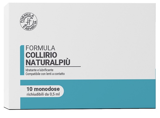 FORMULA COLLIRIO NATURAL PIU' SENZA CONSERVANTI 10 FLACONCINI DA 0,5 ML - Farmafamily.it