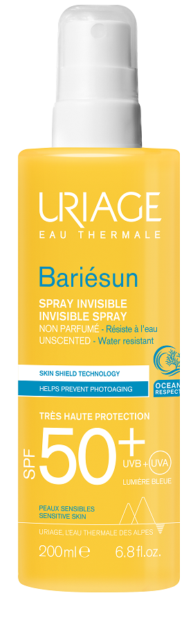 EAU THERMALE BARIESUN SPRAY INVISIBILE SENZA PROFUMO SPF 50+ 200 ML - Farmafamily.it