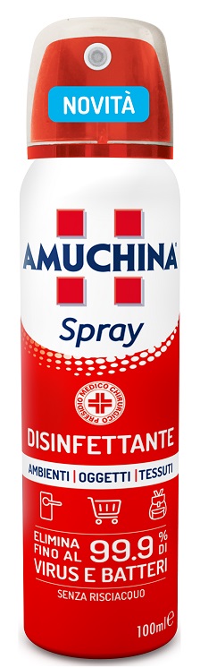 AMUCHINA SPRAY AMBIENTI OGGETTI TESSUTI 100 ML - Farmafamily.it