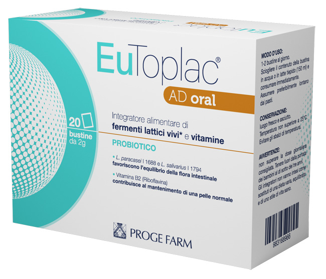 EUTOPLAC AD ORAL 20 BUSTINE - Farmafamily.it
