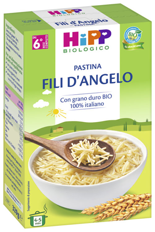 HIPP BIO PASTINA FILI D'ANGELO 320 G - Farmafamily.it