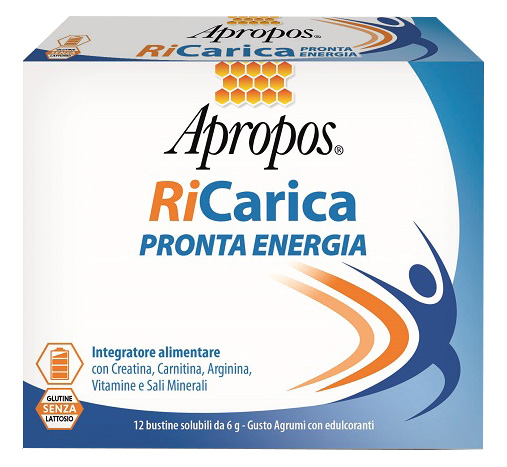 APROPOS RICARICA PRONTA ENERGIA 12 BUSTINE 6 G - Farmafamily.it