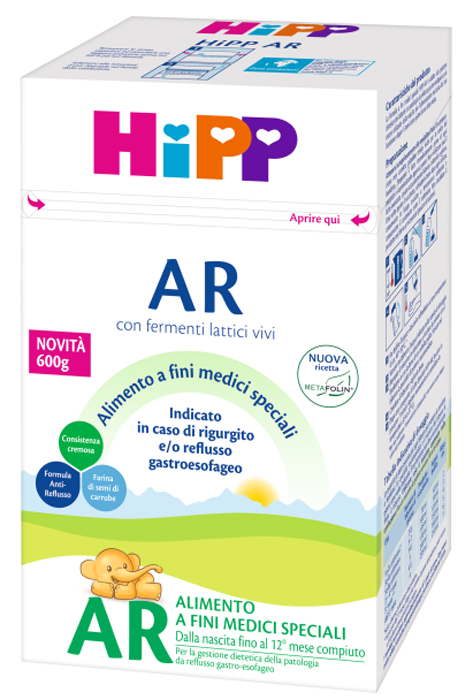 HIPP LATTE ANTIREFLUSSO CON METAFOLINA 600 G - Farmafamily.it