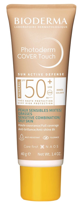 PHOTODERM COVER TOUCH MINERAL DORE' SPF50+ 40 ML - Farmafamily.it