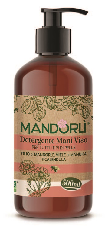 MANDORLI DETERGENTE MANI VISO PER TUTTI I TIPI DI PELLE 500 ML - Farmafamily.it
