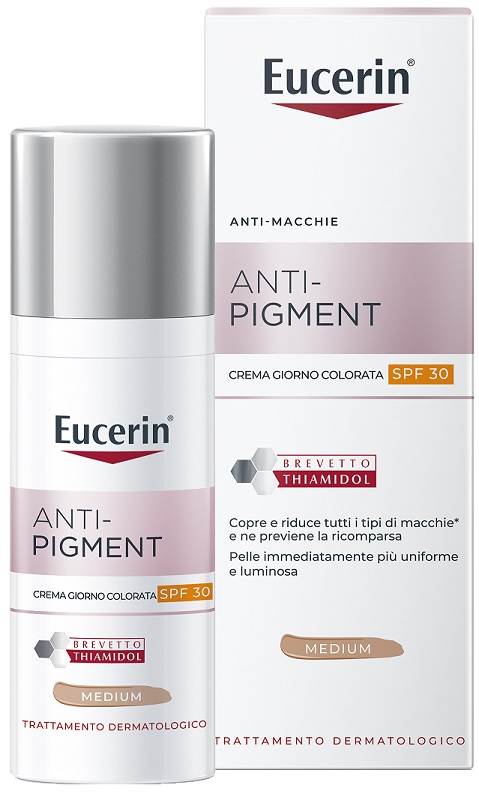 EUCERIN ANTI-PIGMENT GIORNO SPF30 COLORATO MEDIUM 50 ML - Farmafamily.it
