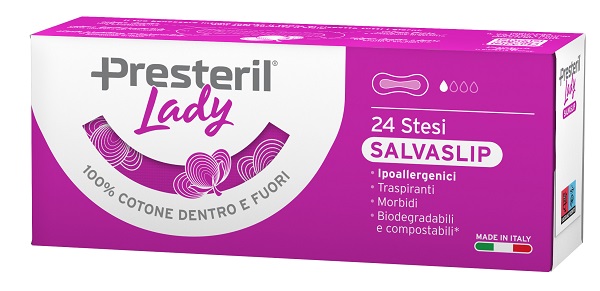 LADY PRESTERIL PROTEGGI SLIP STESI BIODEGRADABILI 24 PEZZI - Farmafamily.it