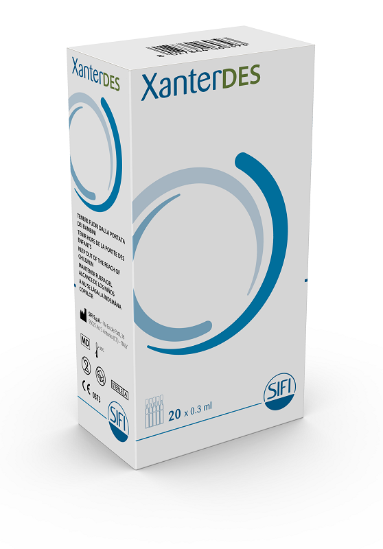 XANTERDES SOLUZIONE OFTALMICA 20 FLACONCINI MONODOSE DA 0,3 ML - Farmafamily.it