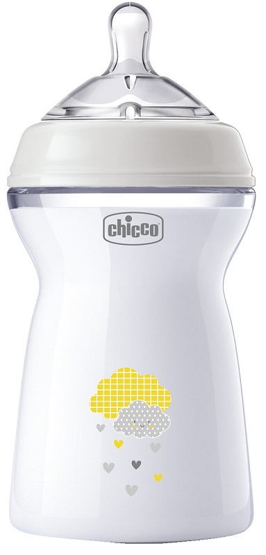 CHICCO BIBERON NAT FEEL PP 6M+ 330 ML UNISEX - Farmafamily.it