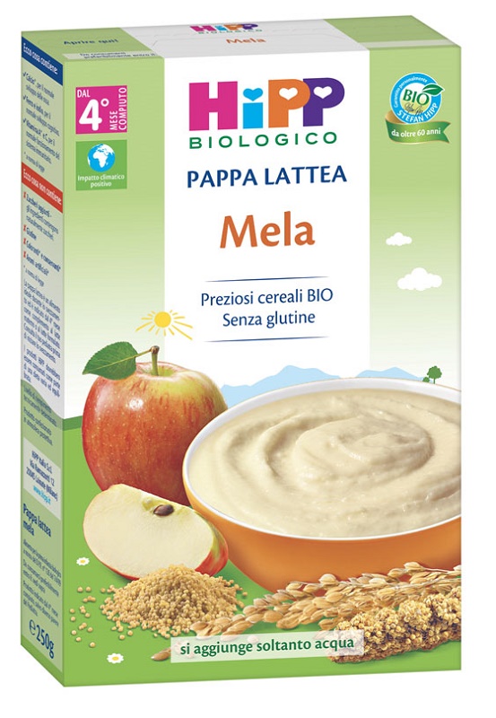 HIPP BIO PAPPA LATTEA MELA 250 G - Farmafamily.it