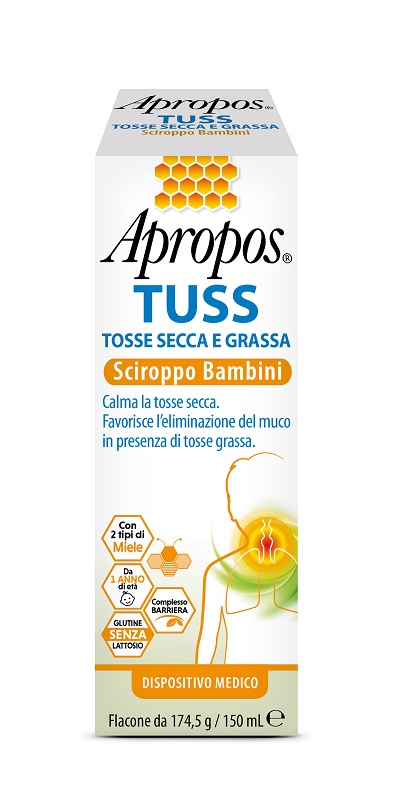 APROPOS TUSS SCIROPPO BAMBINI 150 ML - Farmafamily.it