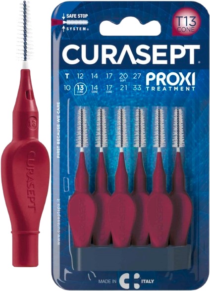 CURASEPT PROXI T13 CONE BORDEAUX 6 PEZZI - Farmafamily.it