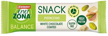 ENERZONA SNACK PISTACCHIO CIOCCOLATO BIANCO 27 G - Farmafamily.it