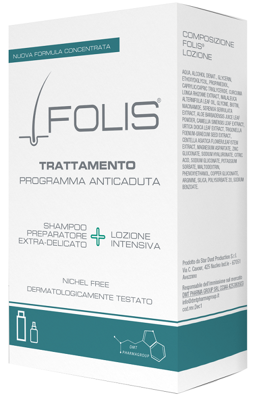 FOLIS TRATTAMENTO 1 LOZIONE 100 ML + 1 SHAMPOO 200 ML - Farmafamily.it