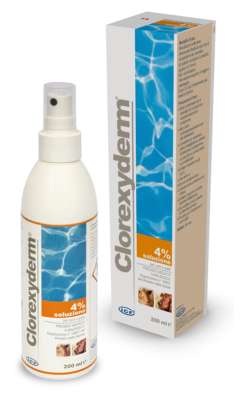 CLOREXYDERM SOLUZIONE 4% 200 ML - Farmafamily.it