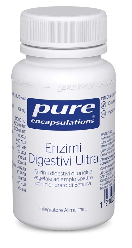 PURE ENCAPSULATIONS ENZIMI DIGESTIVI ULTRA 30 CAPSULE - Farmafamily.it
