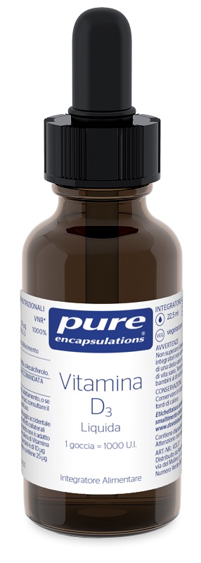 PURE ENCAPSULATIONS VITAMINA D3 LIQUIDA 22,5 ML - Farmafamily.it