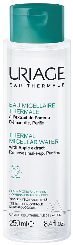 URIAGE EAU MICELLAIRE THERMALE PELLI MISTE GRASSE FLACONE 250 ML - Farmafamily.it